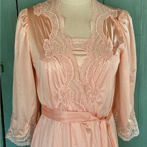 Lorraine Lace Peignoir Dressing Gown Robe Bridal Lingerie Petite Minf